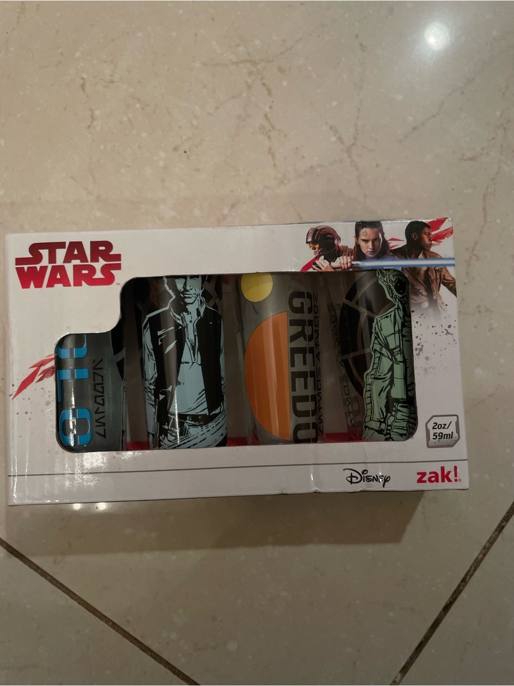 Star Wars Shot Glass Set - Brand New